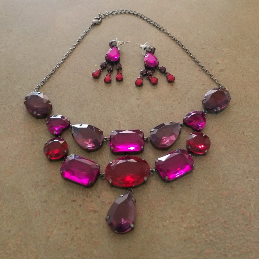 Necklace with Matching Earrings